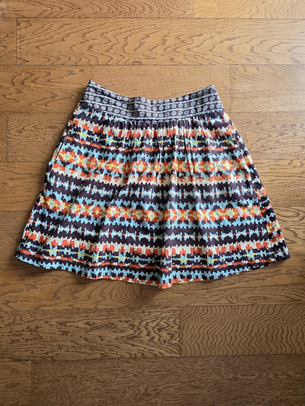 Porridge Skirt Brown Cotton Size 4